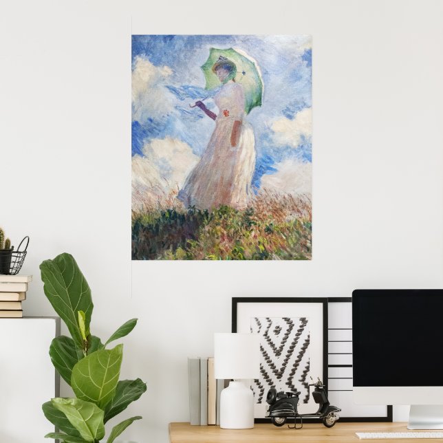 Affiche La Suzanne Hoschedé de Claude Monet (1886) (Bureau à domicile)