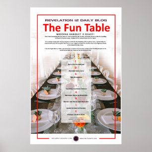 Affiche La Table Amusante