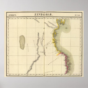 Affiche La Tanzanie, Mozambique 43