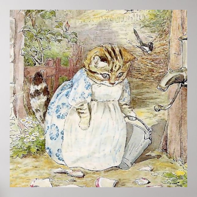 Affiche La tarte et le Patty Pan par Beatrix Potter (Devant)