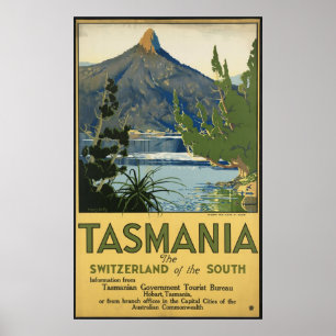 Affiche La Tasmanie
