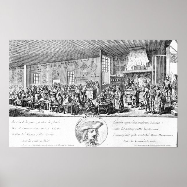 Affiche La taverne de Jean Ramponneau (Devant)