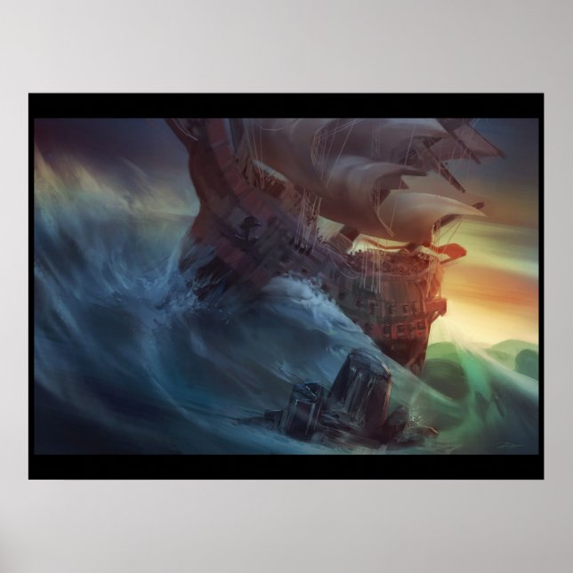 Affiche la tempête (Devant)