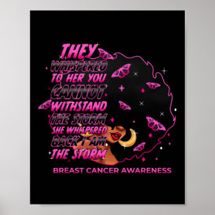 Affiche La tempête Les femmes noires Le cancer du sein gue