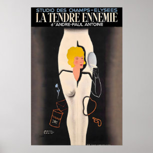 Affiche La Tendre Ennemie 1936 Studio des Champs-Elysees