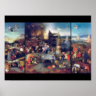 Affiche La tentation de Saint Anthony, Bosch