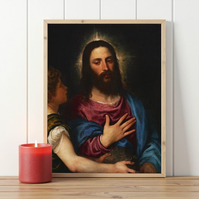 Affiche La tentation du Christ, Titien, Religieux (Créateur téléchargé)