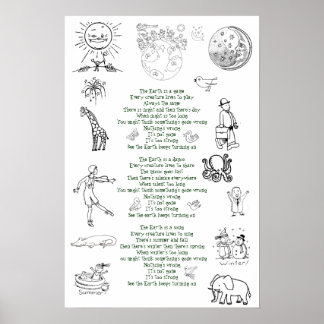 Affiche La Terre Continue À Se Tourner