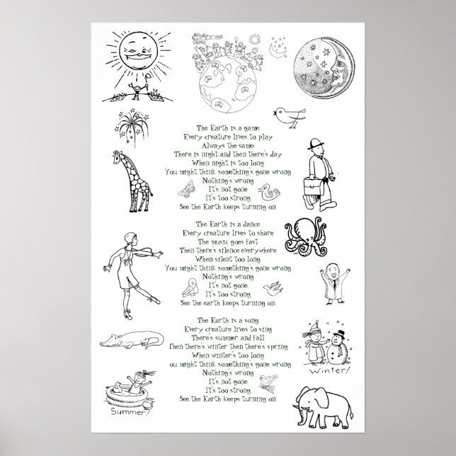 Affiche La Terre Continue À Se Tourner (Devant)