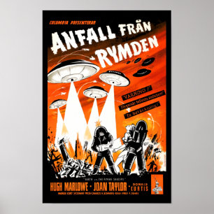 Affiche La Terre Contre Les Soucoupes Volantes