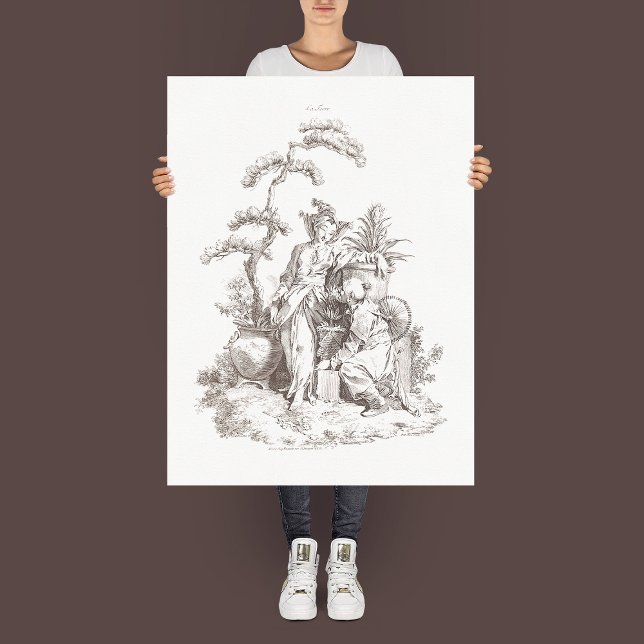 Affiche La Terre" de la série "Les Quatre Éléments". (Créateur téléchargé)