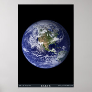 Affiche La terre de planète