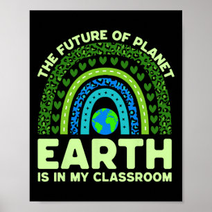Affiche La Terre Est Dans Mon Jour des terres Clroom Pluie