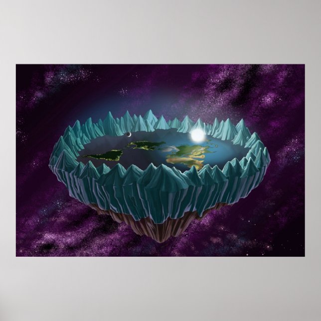 Affiche La Terre plate (Devant)