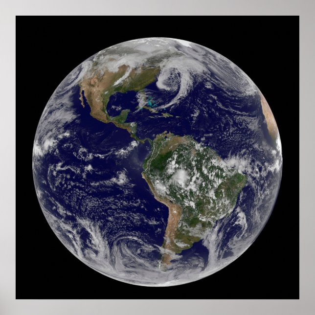 Affiche La Terre Pleine Montre Des Systèmes À Faible Press (Devant)