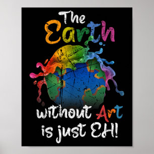 Affiche La Terre Sans Art Est Juste Eh Jour des terres Pla