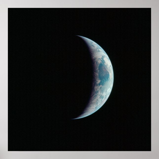 Affiche La Terre vue par Apollo 11 (Devant)