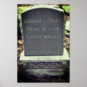 Affiche La tête de lit de Lizzie Borden