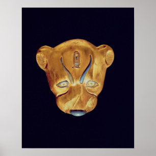Affiche La tête du léopard, de la tombe de Tutankhamun