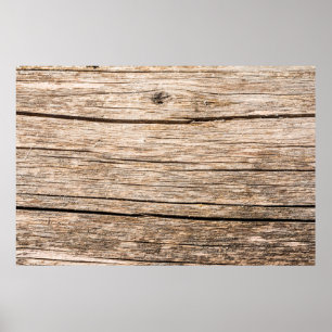 Affiche La texture d'un vieux bois rond sans écorce avec