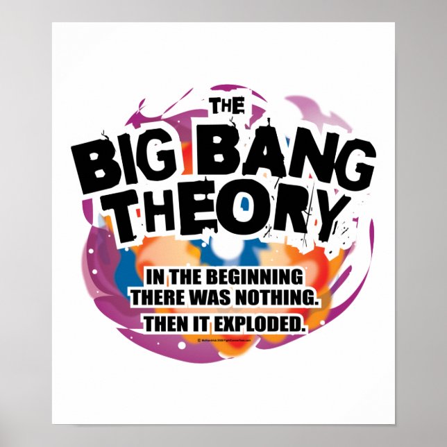 Affiche La théorie du Big Bang (Devant)