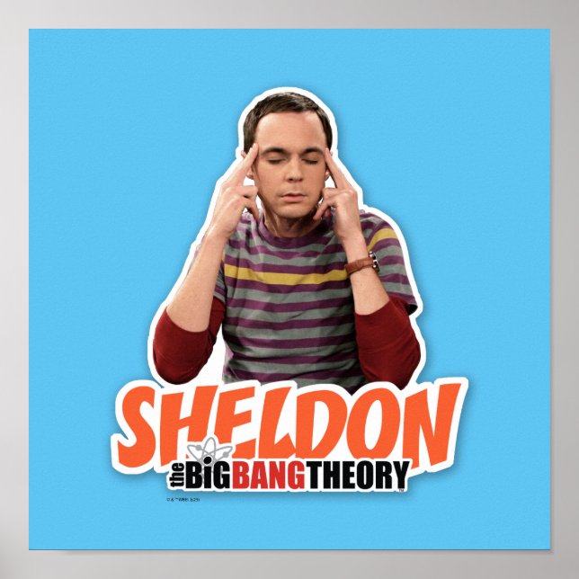 Affiche La théorie du Big Bang | Sheldon (Devant)