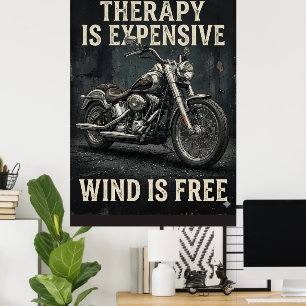 Affiche La thérapie est chère, le vent est gratuit Drôle M