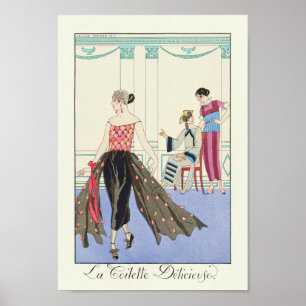 Affiche La Toilette Délicieuse (1922) par Barbier