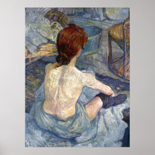 Affiche La Toilette Rousse - Peinture Toulouse-Lautrec