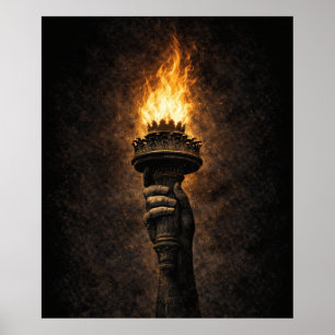AFFICHE LA TORCHE BRÛLE TOUJOURS