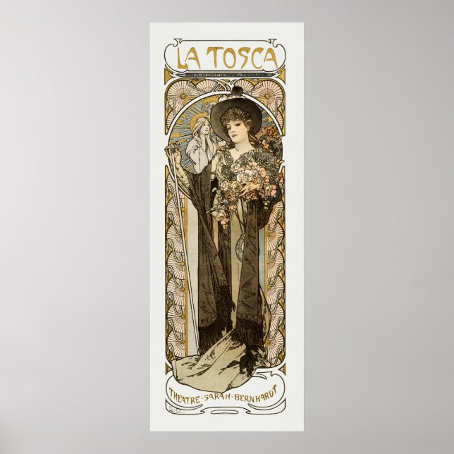 Affiche La Tosca Alphonse Mucha Large (Devant)