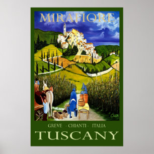 AFFICHE LA TOSCANE