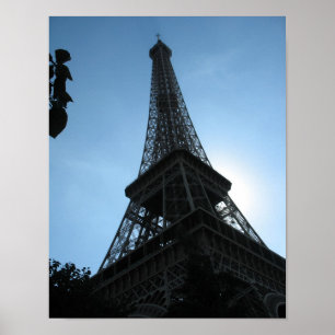 Affiche la Tour Eiffel, Paris, Lever du soleil