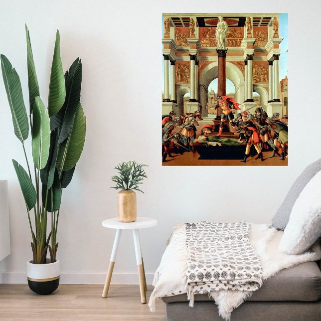 Affiche La Tragédie de Lucrèce de Sandro Botticelli (Créateur téléchargé)