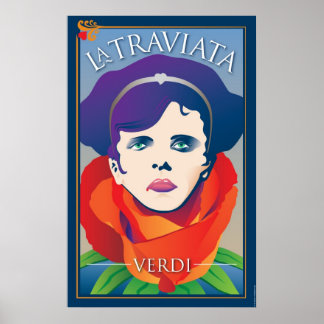 Affiche La Traviata, Opéra