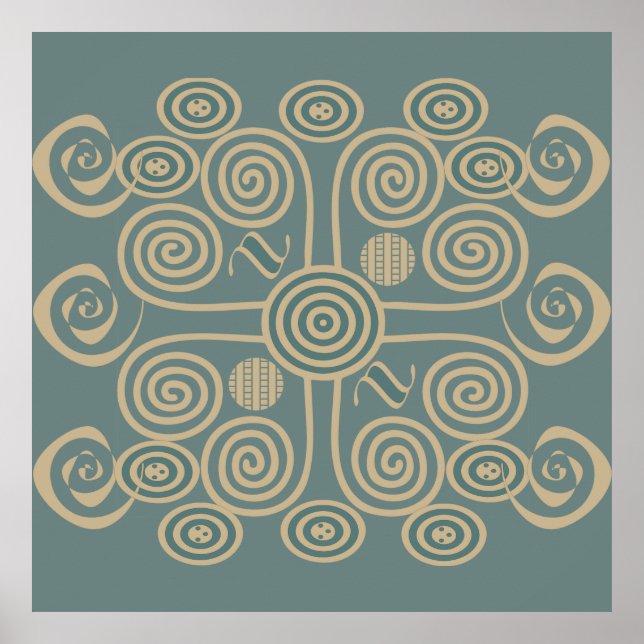 Affiche la tribu africaine (Devant)