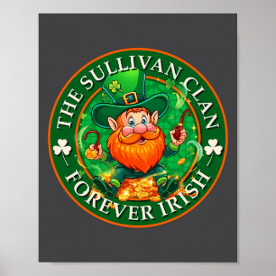 Affiche La tribu Sullivan pour toujours irlandaise Fête de