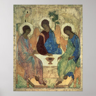 Affiche La trinité sainte, 1420s