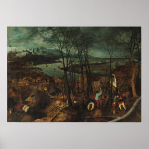 Affiche La triste journée par Pieter Bruegel l'Ancien