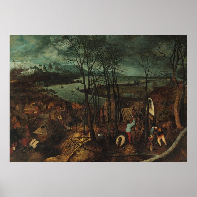 Affiche La triste journée par Pieter Bruegel l'Ancien (Devant)
