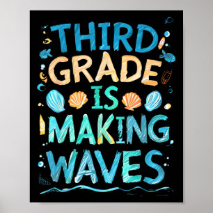 Affiche La Troisième Année Rend Les Vagues Aux Enfants De 