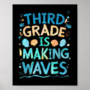 Affiche La Troisième Année Rend Les Vagues Aux Enfants De 
