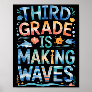 Affiche La Troisième Année Rend Les Vagues Aux Enfants De 