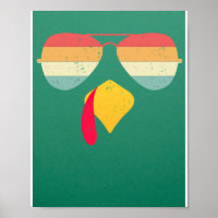 La Turquie cool Face Avec Lunettes De Soleil Drôle