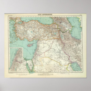Affiche La Turquie, Irak, Asie