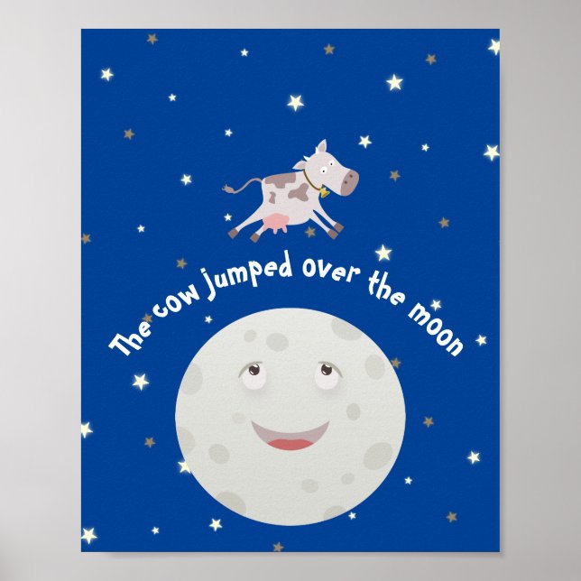 Affiche La vache a sauté par-dessus la lune (Devant)