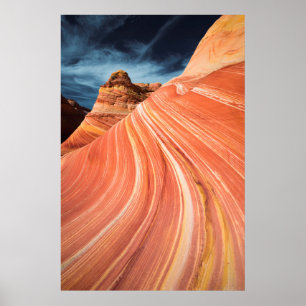 Affiche La vague, falaises vermillon, Arizona