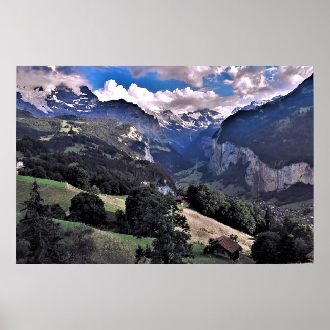 Affiche La vallée de Lauterbrannen (Devant)