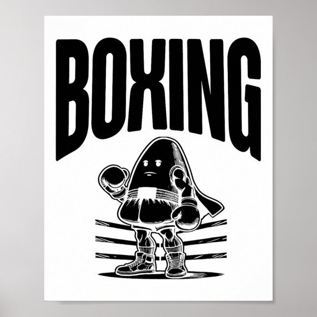 Affiche La veille de Halloween en boxe  (Devant)