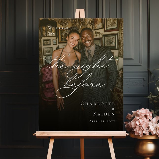 Affiche La veille de la répétition photo bienvenue (Créateur téléchargé)